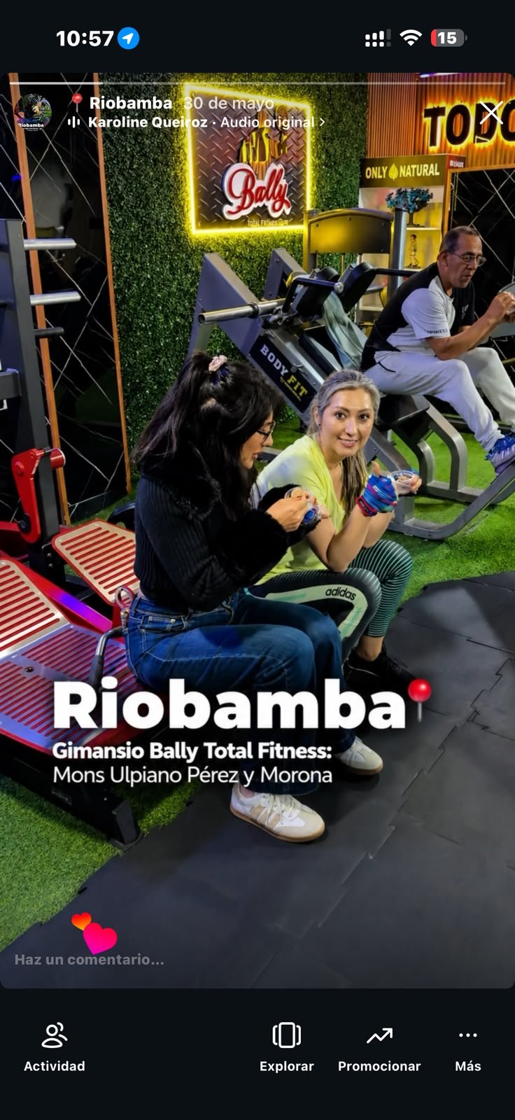 Riobamba — Gimnasio Bally Total Fitness